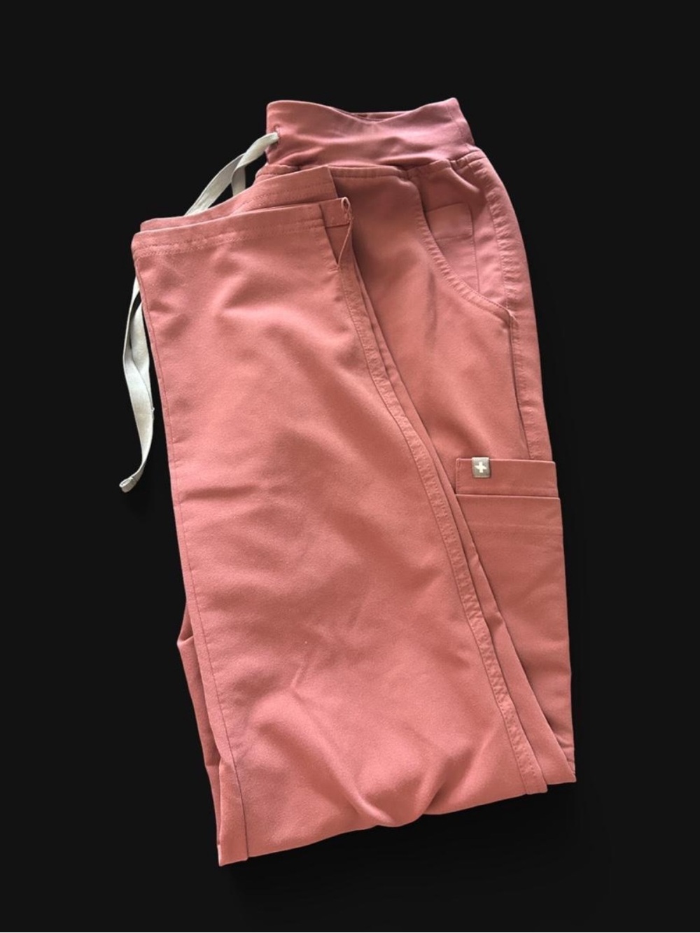Mauve High Waisted Yola Scrub Pants